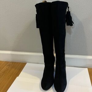 COACH Black Suede Boots